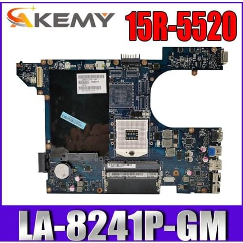 QCL00 LA-8241P motherboar For DELL Inspiron 15R 5520 7520 laptop motherboard 3560 original motherboard tested 100% work