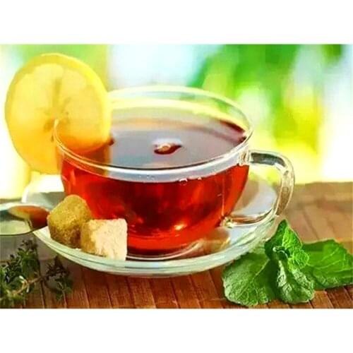 Lemon Fruits Printed Water-Soluble Canvas 11CT Cross Stitch DIY Embroidery Complete Kit DMC Threads Handicraft Different