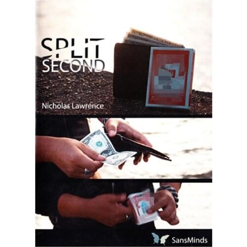 Split Second By Nicholas Lawrence and SansMinds Card Magic Tricks,Stage,Mentalism Magic,Close Up Magic,Accessories,illusions