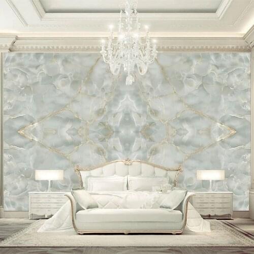 Custom Self-Adhesive Waterproof Mural Wallpaper 3D Marble Abstract Landscape Wall Painting Living Room TV Sofa Bedroom Stickers