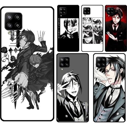 Sebastian Black Butler Kuroshitsuji Case For Samsung A12 A32 A42 A52 A72 A71 A51 A41 A31 A11 A70 A50 A40 A30S A02S A20e A21S