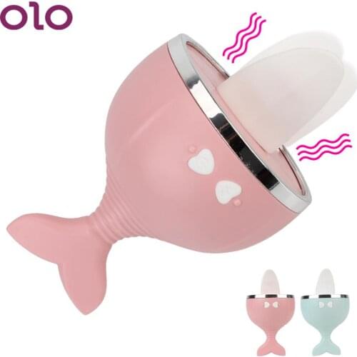 Clitoris Stimulator Sex Shop 12 Speed Sex Toys for Women Tongue Oral Licking Nipple Vagina Vibrators