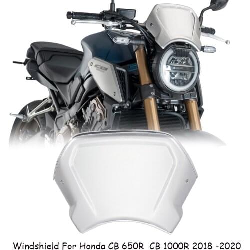 Windshield For HONDA CB 650R CB650 R 2019 2020 CB 1000 R CB 1000R 2018 2019 2020 motorcycle accessories deflector windshield