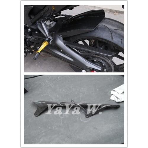 Carbon Fiber Rear Chain Mud Guard Cover Protector For Yamaha MT09 MT 09 FZ09 MT-09 FZ-09 2017 2018 2019 Motorcycle Accessories