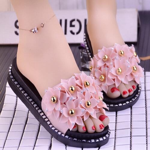 New 2021 Summer Platform Sandals for Women Indoor and Outdoor Flat-heeled Flip Flops Fashion Ladies Sandals Free Shipping
