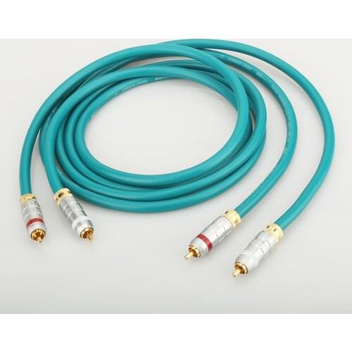 1pair HiFi Audio Extension RCA plug RCA interconnect cable RCA Audio Cable HIFI Audio RCA Cable