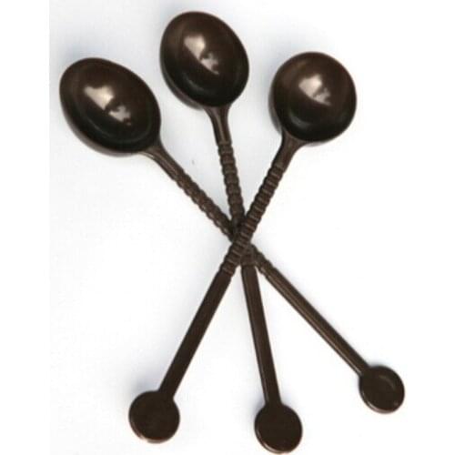 10pcs/set Coffee stirring spoon milk tea shop spoon plastic scoop fruit spoon