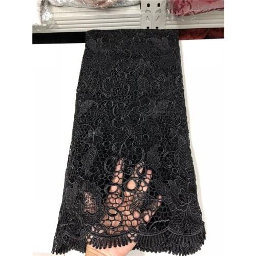 African Lace FabricJRB-52705 High Quality guipure lace fabric hot selling Nigerian cord lace fabrics for wedding dress