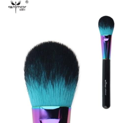Anmor Rainbow Makeup Brushes Professional Blush Brush 1PCS Synthetic Hair Brush For Blusher And Powder pedzle do make up New