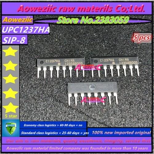 Aoweziic 2012+ 100% new imported original UPC1237HA C1237HA SIP-8 speaker protection circuit IC protection chip