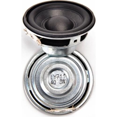 10 Pcs HiFi 45mm 16 Core 4Ω 3W 5W Speaker Rubber Edge NdFeB Strong Magnetic Full Frequency Horn Sound Unit Speaker Accessories