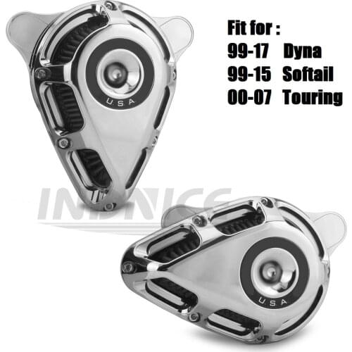 Chrome Turnable Air filter for harley FXDL Low Rider Wide Glide Fat Bob 1993-2017 road king street Electra Glide 2000-2007