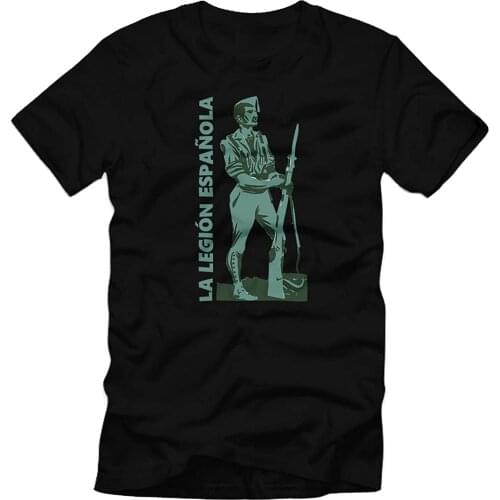 La Legion Espanola Spanish Legion Legionary Spain Men T-Shirt Short Casual 100% COTTON O-Neck Shirts