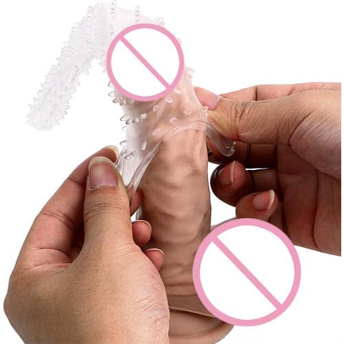 OLO Crystal Penis Rings Soft Cock Ring Cock Sleeve Delayed Ejaculation Penis Enlargement Sex Toys For Men Chastity