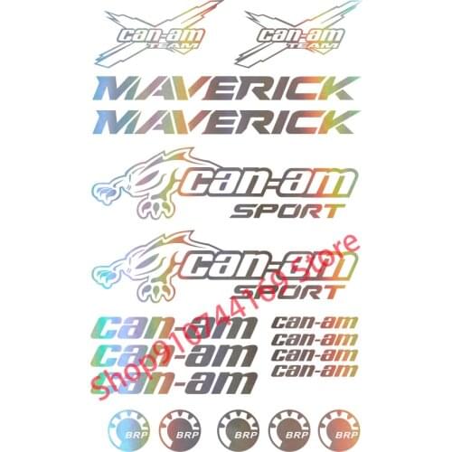 For Can-am CANAM TEAM BRP Maverick Decal Sticker Quad 22 pieces pieces