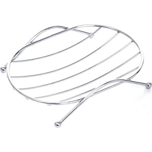 New 50pcs/lot Soap Dish Holder Stainless Steel Draining Soap Bar Box Holder for Bathroom Kitchen Shower Rust Proof Sponge Holder