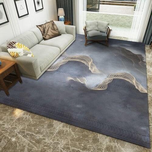 New Modern Luxury Style Living Room Tea Table Carpet Northern Europe Simple Bedroom Bed End Sofa Cushion Home Room Carpet