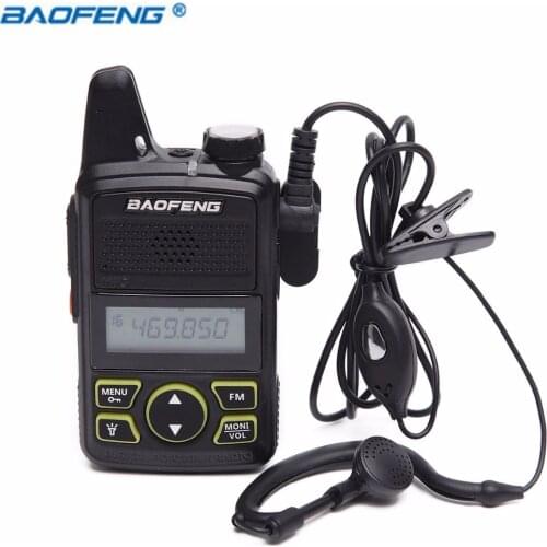 Original BAOFENG MINI Two Way Radio BF-T1 Walkie Talkie UHF 400-470mhz 20CH Handheld Transceiver Hotel civilian