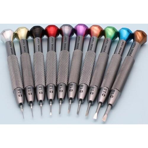 Free Shipping 1pc High Quality Watch Repair Screwdriver Flat Blade 0.6-3.0mm Size