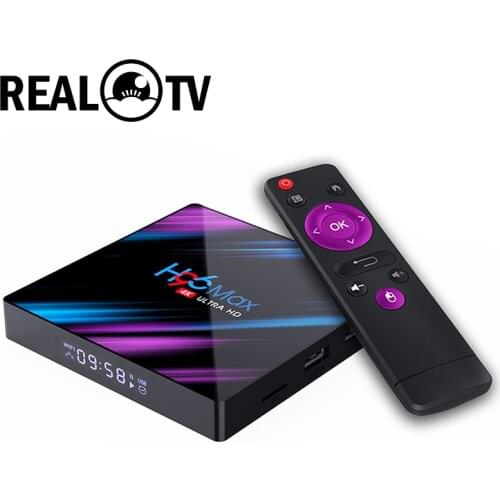 REAL TV H96 MAX RK3318 Smart TV Box Android 10.0 2GB 16GB Media player 4K Google Netflix H96MAX TVBOX