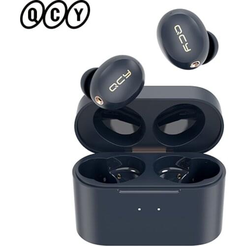 QCY HT01 ANC Noise Cancelling Headphones TWS 5.0 Bluetooth Earphones with wireless charging