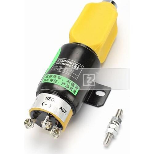 R215-7 / R225LC -7 Flame switch solenoid valve 3864274 Stopping motor excavator