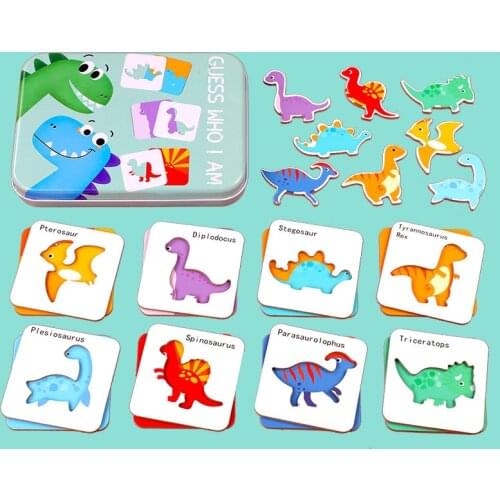 Fun Matching Puzzles Early Childhood Education Cognitive Animal Traffic Toys