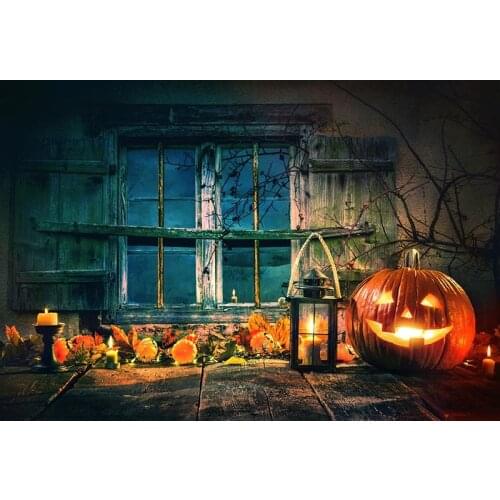 Halloween photographic backgrounds vinyl old wood house photo backdrops for photographic studio accessories photophone HA-276