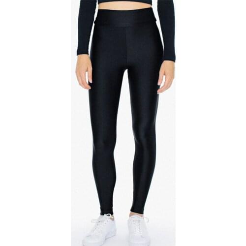 Yoga Woman Sports Elastic Fluorescent Candy Colork Matching Slim Bottoming Pants Breathable