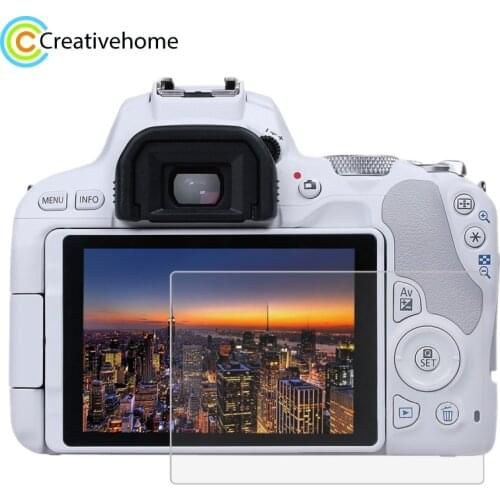 PULUZ For canon eos 200d Camera Glass Film Camera 2.5D Curve 9H Tempered Glass Screen Protector For Canon EOS 200D Display Guard