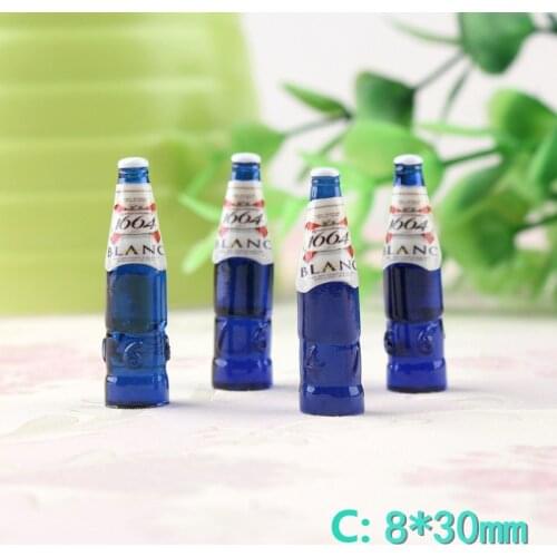 10pcs/lot Miniature Dollhouse 1:6 1:12 Doll drink Doll Pretend food for blyth Dollhouse Kitchen Toys food for barbie doll