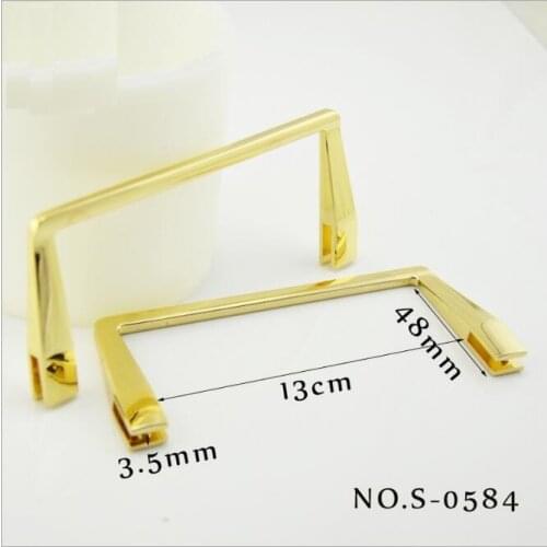 10 PCS / lot) zinc alloy handbags bags hardware accessories new handbags square handle metal
