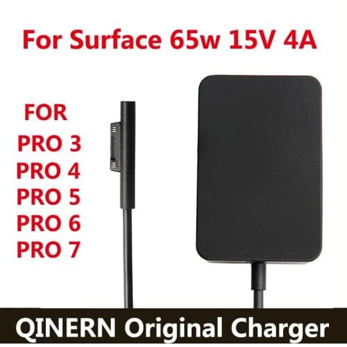 15V 4A 65W Charger Adapter 6 For Microsoft Surface Laptop Book Power Supply For Pro3 Pro4 Pro5 Pro6 Pro7 Fast Charge