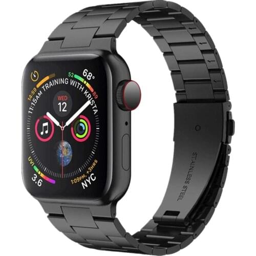 Stainless Steel Link Bracelet for 2020 Apple Watch SE 6 5 bands 44mm 40mm Metal wrist Strap for iWatch 1 2 3 38mm 42mm correa