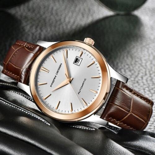 Relogio Masculino 2021 NEW PAGANI DESIGN Top Brand Luxury Men Mechanical Watch Waterproof Leather Casual Business Men Watch Saat