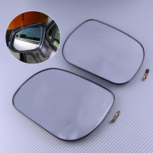 DWCX 1 Pair Front Left Right Electric Wing Door Heated Mirror Glass Car Fit for Toyota RAV4 2006 2007 2008 2009 2010 2011 2012