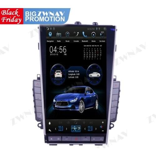 Tesla Screen Android Player For Infiniti Q50 Q50L Q60S 2015 2016 2017 2018 2019 GPS Video Audio Stereo Radio Receiver Head Unit