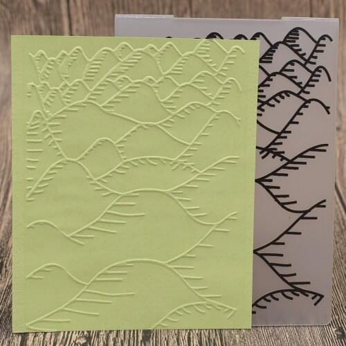 Mountains Plastic Embossing Folder StampsTemplate For Scrapbooking Photo Album Paper Card Background Decoration