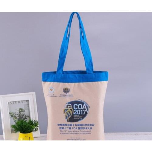 Customized canvas bag hand bag customized logo customized size