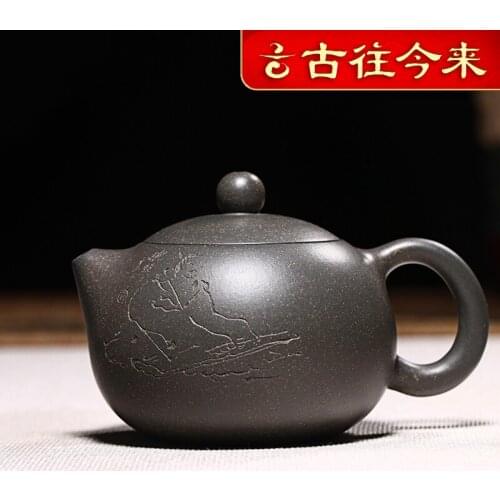 Through the ages yixing ores are recommended by the pure manual authentic joy heart xi shi teapot household utensils