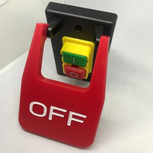 KJD17B-16 220V-240V 16A 5E4 Table Saws Electromagnetic Pushbutton Switch Paddle Switch