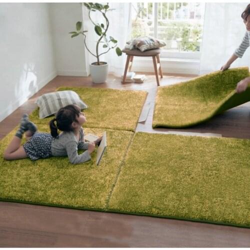 10 Sizes Floor Carpet Suede Mats for Living Room Full of Splicing Carpet Plush DIY Tatami Mats Aquatic Plush Stitching Carpet