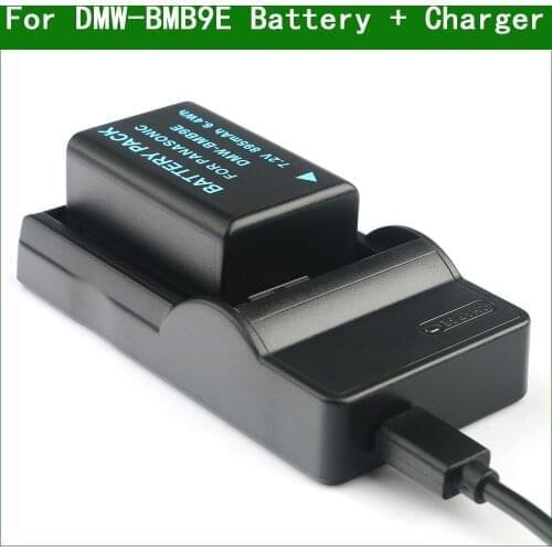 LANFULANG DMW-BMB9 Batteries and Battery Charger for Panasonic Lumix DMC-FZ40, DMC-FZ45, DMC-FZ47, DMC-FZ48, DMC-FZ60, DMC-FZ62