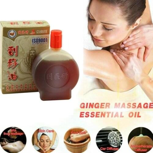 Guasha Massage Herbal Essential Oil Therapy Relieve Stress Body Health Care Chinese Traditional Acupuncture Tool Plant Oils New