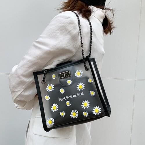 Fashion Bag Summer Bags for Women Shoulder Designer bag Crossbody Handbags Ladies Purses Bag Small Clear Transparent Bag Black