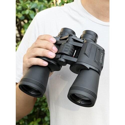 Powerful Binoculars Professional Telescope Low Light Night Vision Binocular Long Range 20X50 HD BAK4 Waterproof Outdoor Camping