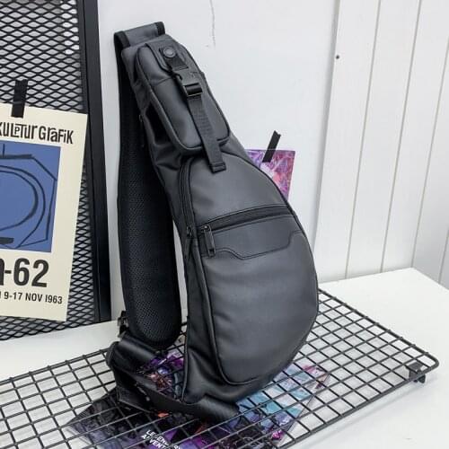 Mens chest bag sports Single Shoulder Messenger Bag mens Travel Backpack multi compartment waterproof riding bag