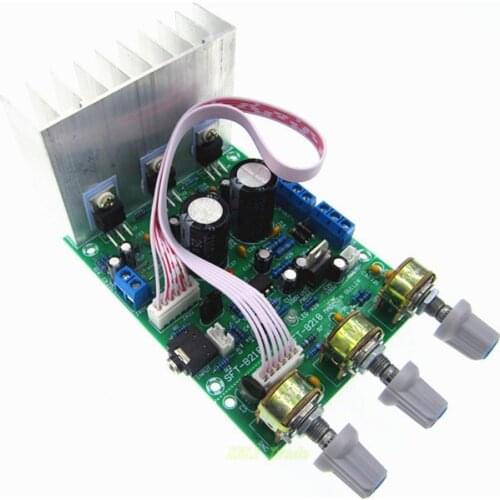 New TDA2030A 2.1 3 audio encoding finished products subwoofer amplifier board tda2030 bass knob