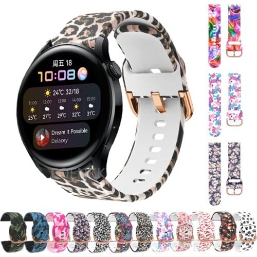 Wrist Strap For Huawei Watch 3 Pro Silicone Bracelet For Huawei Honor Watch GT2 GT 2 Pro Magic 2 42mm 46mm Soft Smart Watch Band