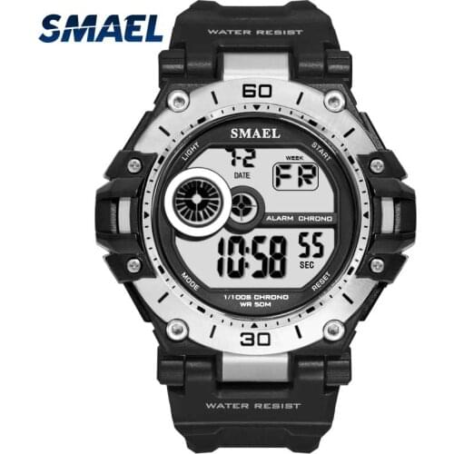 Outdoor Sports Mens Sport Watches Men Waterproof Digital Watch Chrongraph LED Watch Digital Alarm Clock Sport Male strap Clock
